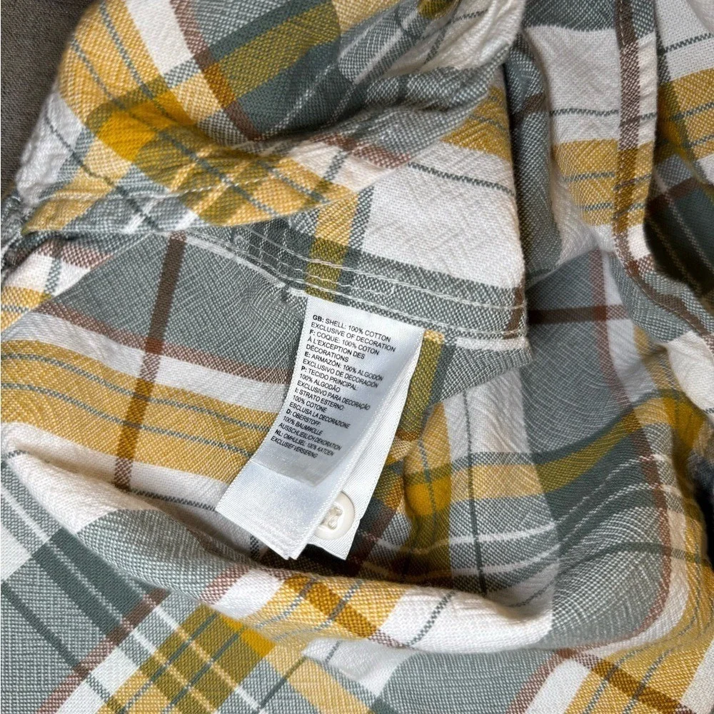 The North Face Hayden Pass 2.0 Plaid Button‎ Down Shirt Men's Large Cotton TNF